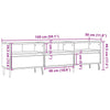 Antikes TV-Möbel Bulucea 150x30x44,5cm (Holz)