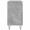 Betongrauer Waschbeckenunterschrank Papava 65x33x60cm (Holz)