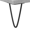 Betongrauer Waschbeckenunterschrank Papava 65x33x60cm (Holz)