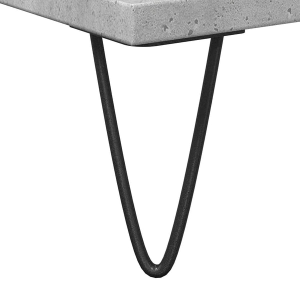 Betongrauer Waschbeckenunterschrank Papava 65x33x60cm (Holz)