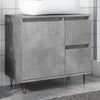 Betongrauer Waschbeckenunterschrank Papava 65x33x60cm (Holz)