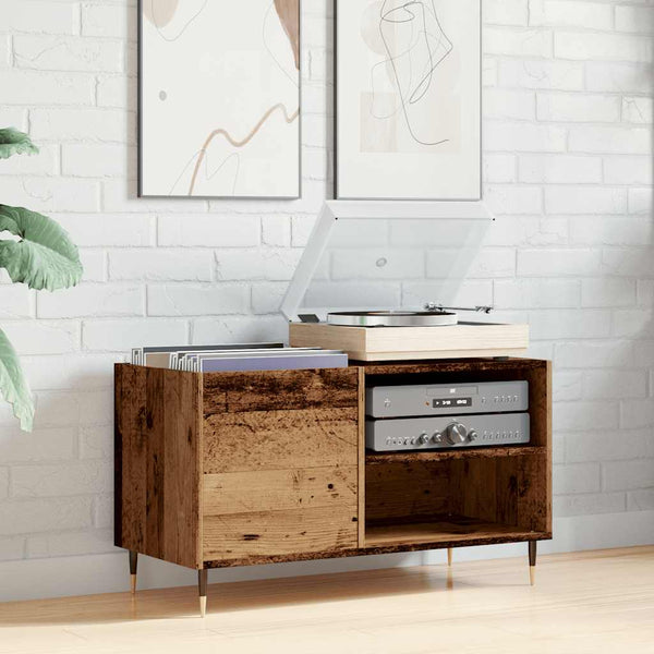 Plattenschrank Dej 84,5x38x48cm (Altholz, Holz)