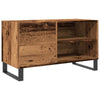 Schallplattenaufbewahrungsschrank Doriean 84,5x38x48cm (Altholz, Holz)
