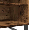 Schallplattenaufbewahrungsschrank Doriean 84,5x38x48cm (Altholz, Holz)