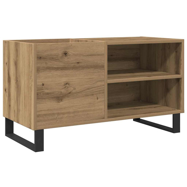 Artesaani tammi lp-levyjen säilytyskaappi Doriean 84,5x38x48cm (puu)