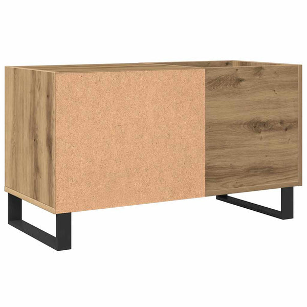 Artesaani tammi lp-levyjen säilytyskaappi Doriean 84,5x38x48cm (puu)