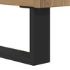 Artesaani tammi lp-levyjen säilytyskaappi Doriean 84,5x38x48cm (puu)