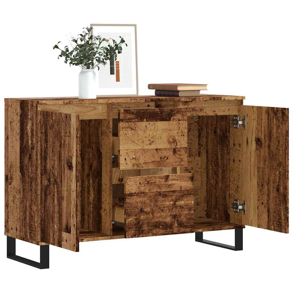 Vanha puu senkki Botu 104x35x70cm (puinen)