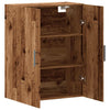 Alter Holz Wandschrank Gross 69,5x34x90cm