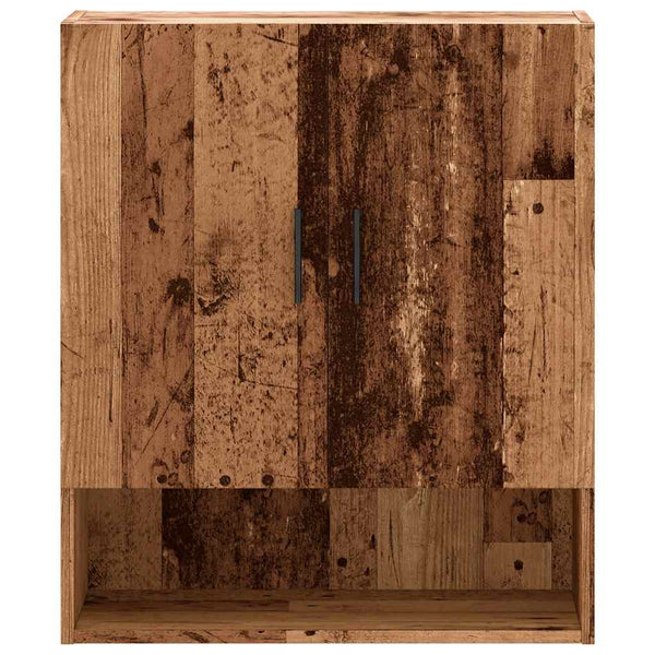 Vanha puu seinäkaappi Xenica 60x31x70cm (puinen)
