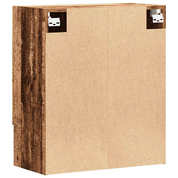 Vanha puu seinäkaappi Xenica 60x31x70cm (puinen)