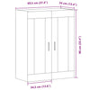 Alter Wandschrank Vladina 69,5x34x90cm