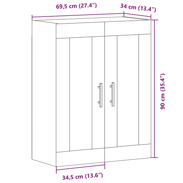 Vanha puu senkki Jaxon 69,5x34x90cm (puinen)