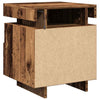 Nachttisch mit LED-Beleuchtung Barber 40x39x48,5cm (2 Stk Altholz)