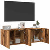 Alte Holz-TV-Schränke Wandmontage Kincsnicom 60x30x41cm (2 Stück)