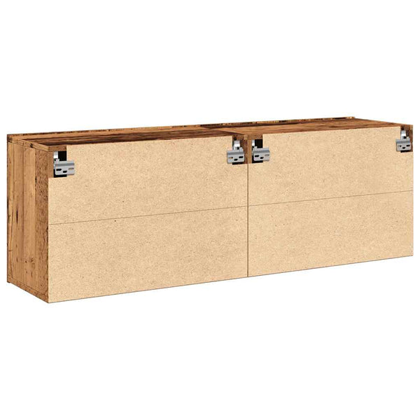 Alte Holz-TV-Schränke Wandmontage Kincsnicom 60x30x41cm (2 Stück)