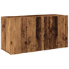TV-Schrank Kincsnicom 80x30x41cm (Wandmontage, Altholz)