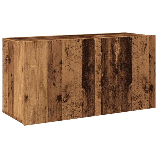 TV-Schrank Kincsnicom 80x30x41cm (Wandmontage, Altholz)