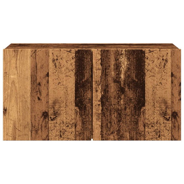 TV-Schrank Kincsnicom 80x30x41cm (Wandmontage, Altholz)