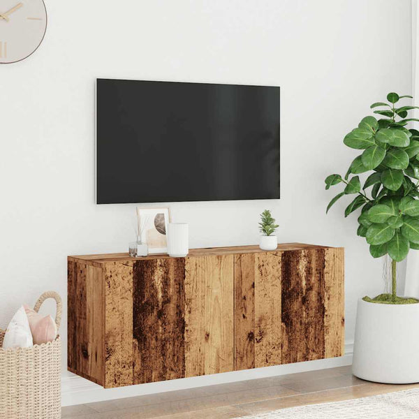 Tv-kaappi Kincsnicom 100x30x41cm (seinäkiinnitettävä vanha puu)