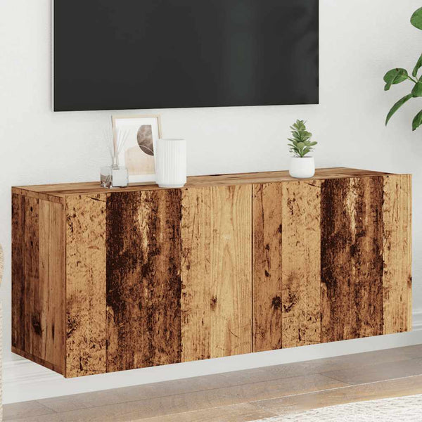 Tv-kaappi Kincsnicom 100x30x41cm (seinäkiinnitettävä vanha puu)