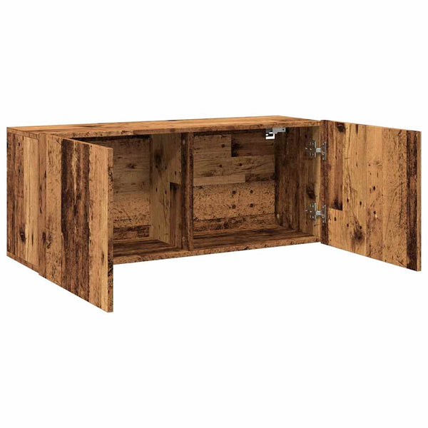 Tv-kaappi Kincsnicom 100x30x41cm (seinäkiinnitettävä vanha puu)