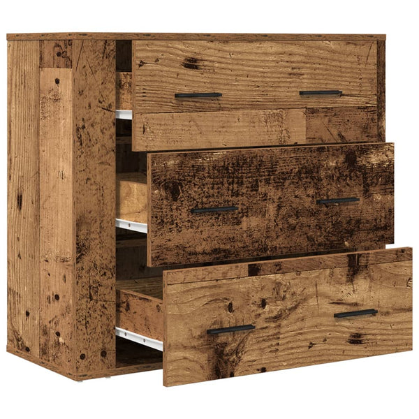 Altes Holz Sideboard Steliana 80x33x70cm (Holz)