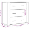 Altes Holz Sideboard Steliana 80x33x70cm (Holz)