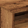 Couchtisch aus Altholz mit LED-Beleuchtung Montanori 50x49x40cm