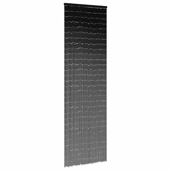 Tummanharmaa hyönteisoviverho Petcov 56x185cm (bambu)