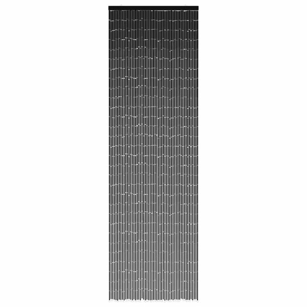 Tummanharmaa hyönteisoviverho Petcov 56x185cm (bambu)