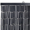 Tummanharmaa hyönteisoviverho Petcov 56x185cm (bambu)