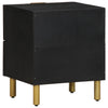 Nachttisch Feleontin 40x33x46cm schwarz (Mangoholz)