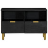 Schwarzer TV-Schrank Fronu 70x33x46cm (Holz)