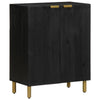 Schwarzes Sideboard Khalaj 60x33x75cm (konstruiertes Holz)
