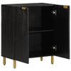 Schwarzes Sideboard Khalaj 60x33x75cm (konstruiertes Holz)