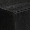 Schwarzes Sideboard Khalaj 60x33x75cm (konstruiertes Holz)