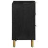 Nachtschrank Brancu 50x33x62cm (Holz) Schwarz