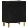 Nachtschrank Brancu 50x33x62cm (Holz) Schwarz