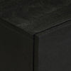 Nachtschrank Brancu 50x33x62cm (Holz) Schwarz