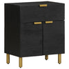 Nachttisch Mustapha 50x33x60cm, schwarz (Holz)