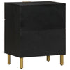 Nachttisch Mustapha 50x33x60cm, schwarz (Holz)