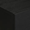 Nachttisch Mustapha 50x33x60cm, schwarz (Holz)