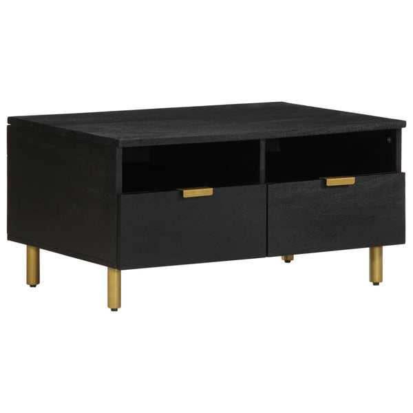 Couchtisch Frimont schwarz 80x54x40cm (Holz)