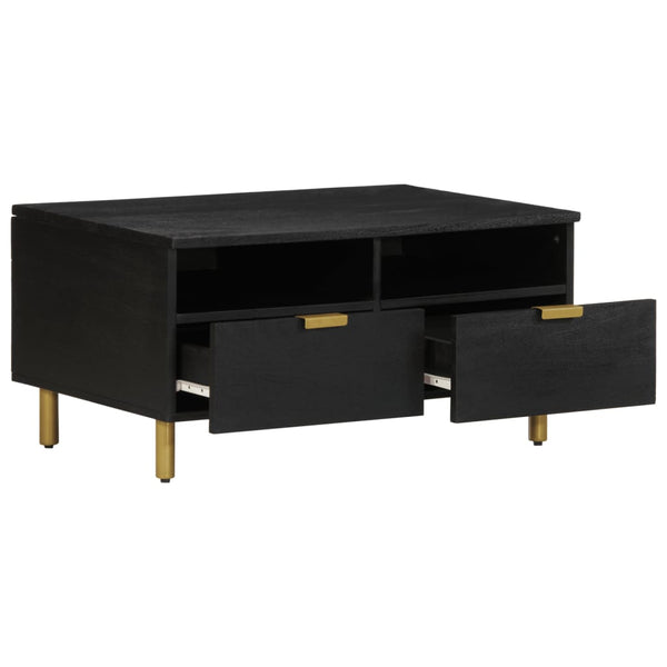 Couchtisch Frimont schwarz 80x54x40cm (Holz)
