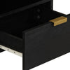 Couchtisch Frimont schwarz 80x54x40cm (Holz)