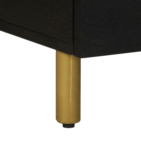 Couchtisch Frimont schwarz 80x54x40cm (Holz)