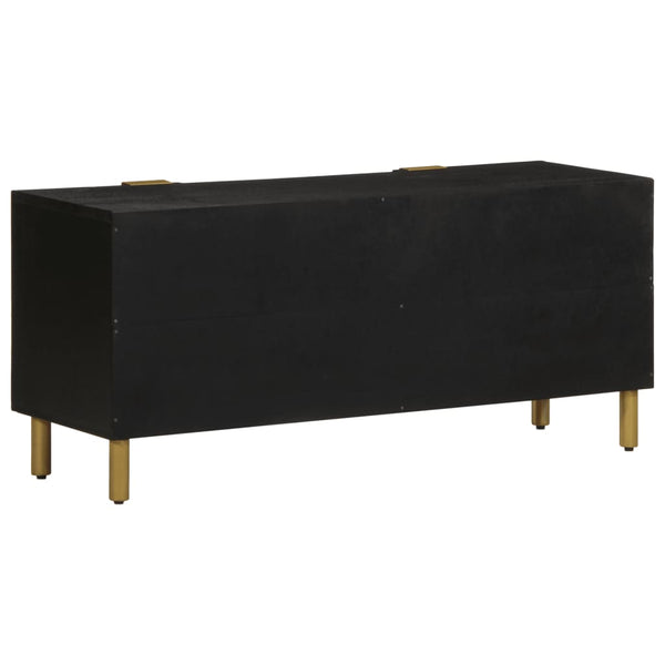 TV-Schrank Doral (Schwarz) 105x33x46cm (Holzwerkstoff)