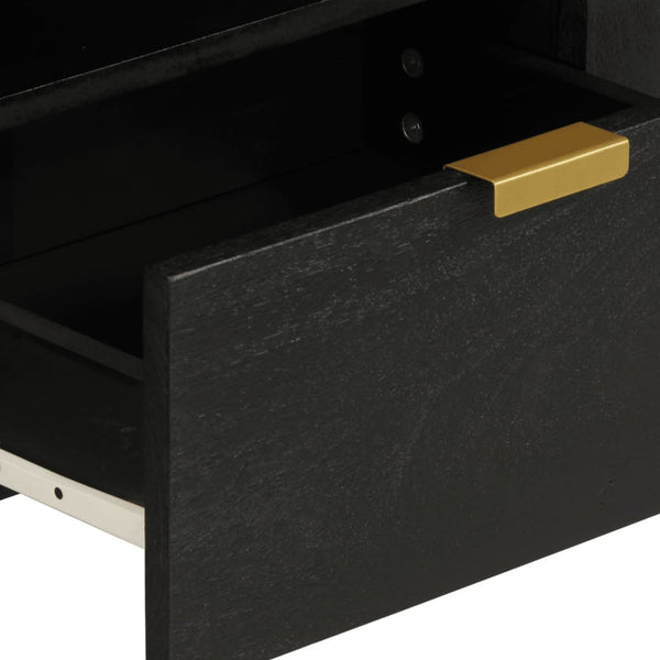TV-Schrank Doral (Schwarz) 105x33x46cm (Holzwerkstoff)