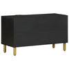 Schwarzer TV-Schrank Catiana 80x33x46cm (Holz)